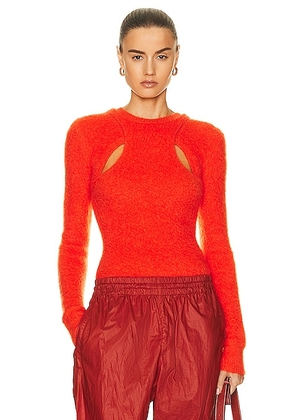 Isabel Marant Alford Sweater in Orange - Orange. Size 40 (also in ).