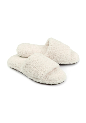 Kashwére Chenillatm Slippers In Creme