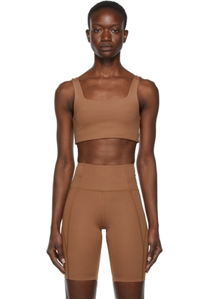 Girlfriend Collective Tan Tommy Sports Bra