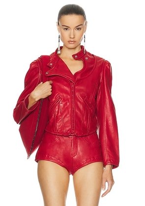 Isabel Marant Alexandra Jacket in Scarlet Red - Red. Size 36 (also in ).