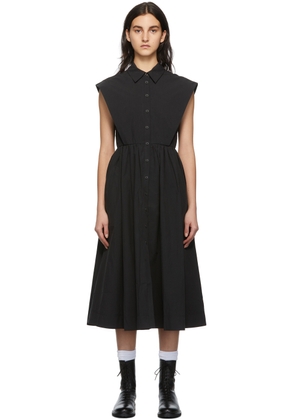 CO Black Sleeveless Placket Dress