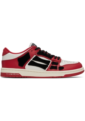 AMIRI Red Skel Low-Top Sneakers