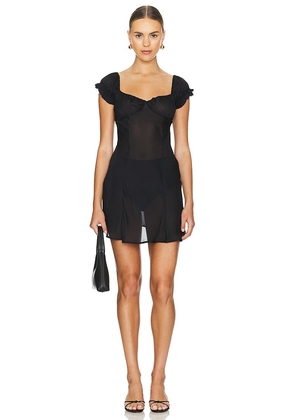 Bella Venice The Mimi Slip Dress in Black. Size L, S, XL, XS.