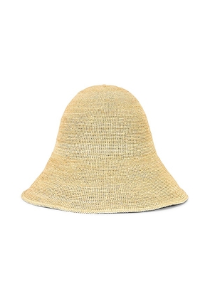 Janessa Leone Teagan Hat in Neutral. Size M, S.