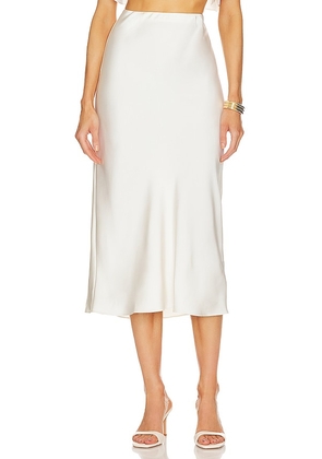L'Academie Tabitha Skirt in White. Size XS.