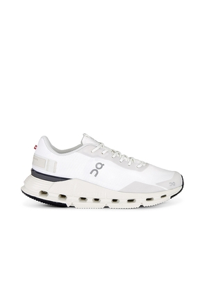 On Cloudnova Form Sneaker in White. Size 8, 8.5, 9, 9.5.