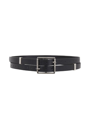 MARRKNULL Double Layer Belt in Black. Size .