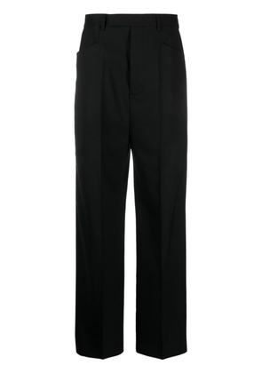 Rick Owens straight-leg wool tailored trousers - Black