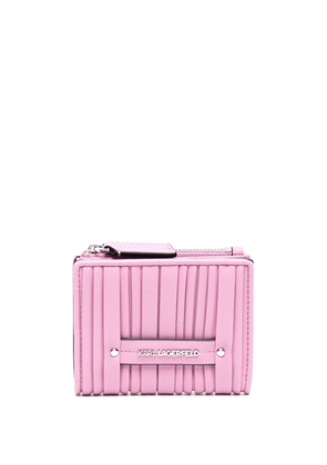 Karl Lagerfeld small K/Kushion bi-fold wallet - Purple