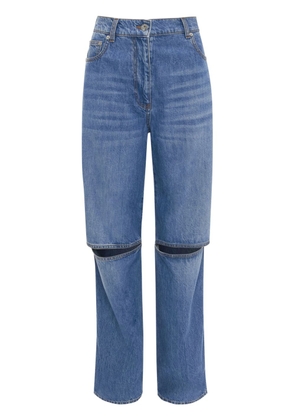 JW Anderson cut-out bootcut jeans - Blue