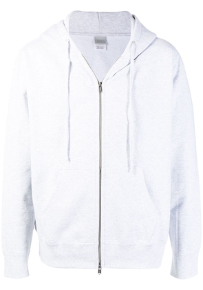 Suicoke zip-up cotton hoodie - Grey