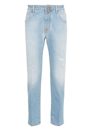 Jacob Cohën Scott slim-fit cropped jeans - Blue