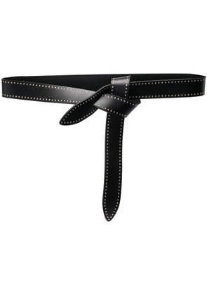 ISABEL MARANT Lecce leather belt - Black