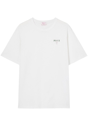 PUCCI logo-print cotton T-shirt - White