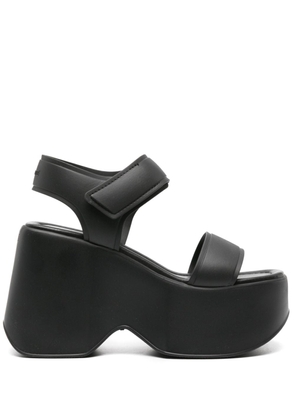 Vic Matie Rubby platform-wedge sandals - Black