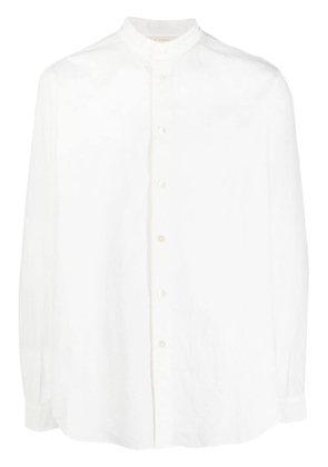 Forme D'expression band-collar cotton shirt - White