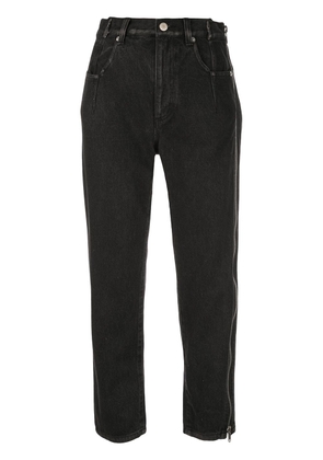 3.1 Phillip Lim zip-detail cropped jeans - Black