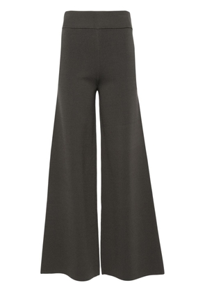 P.A.R.O.S.H. Roma high-waist knitted trousers - Grey