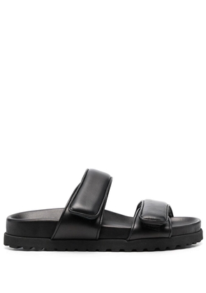 GIABORGHINI double-strap flat sandals - Black