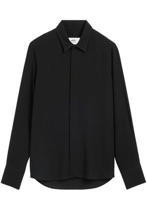 AMI Paris virgin wool-blend shirt - Black