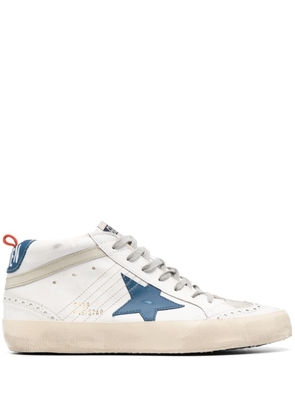 Golden Goose Mid-Star panelled sneakers - White