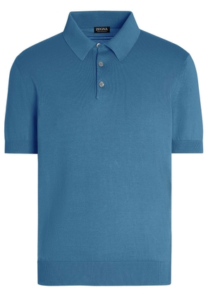 Zegna cotton polo shirt - Blue
