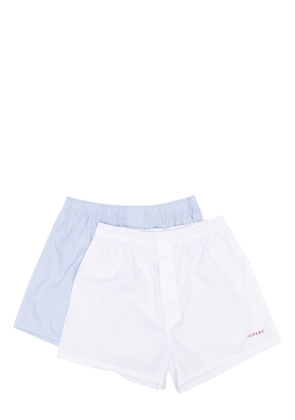 FURSAC logo-embroidered cotton boxers (pack of two) - Blue