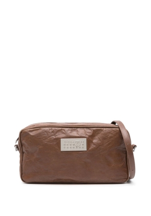 MM6 Maison Margiela Numeric leather cross body bag - Brown