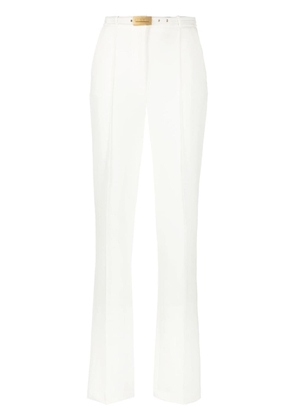 Elisabetta Franchi belted tailored trousers - White