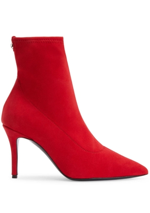 Giuseppe Zanotti Mirea 90mm pointed-toe boots - Red