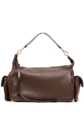 Chloé Nahir leather shoulder bag - Brown