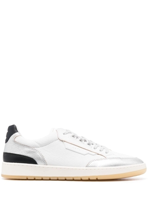 D.A.T.E. perforated toe-box leather sneakers - White