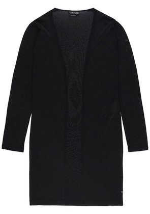 TOM FORD long knitted cardigan - Black