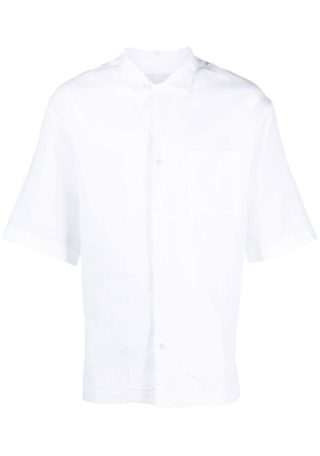 PT Torino short-sleeve linen shirt - White