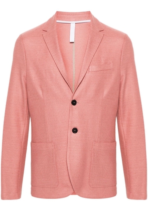 Harris Wharf London single-breasted honeycomb blazer - Pink