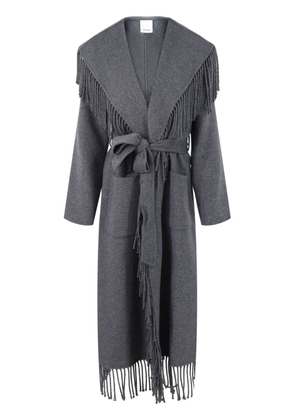 Simkhai Carrie fringe-detailing coat - Grey