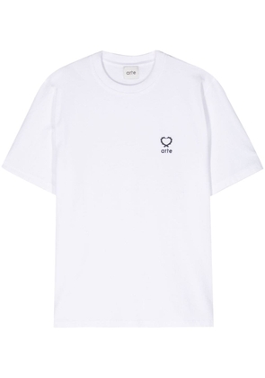ARTE Teo Small Heart cotton T-shirt - White
