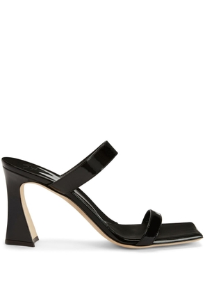 Giuseppe Zanotti Flaminia 85mm square-toe sandals - Black