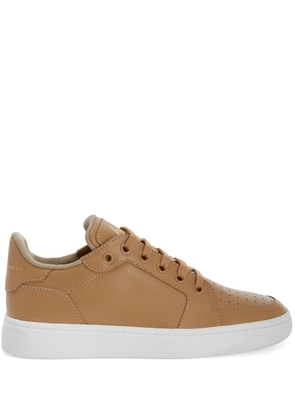 Giuseppe Zanotti perforated leather sneakers - Neutrals