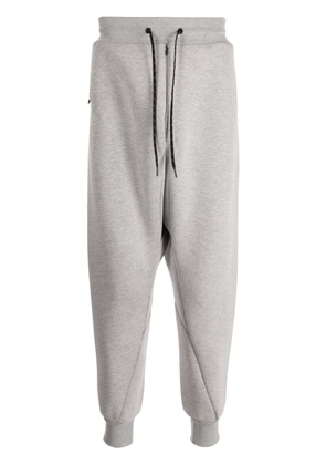 Fumito Ganryu drawstring-waist cotton-blend track pants - Grey
