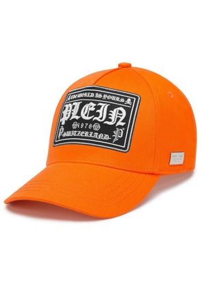 Philipp Plein logo-embroidered baseball cap - Orange