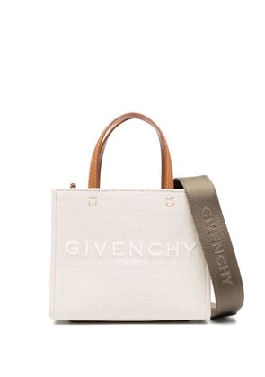 Givenchy Mini G logo-print tote bag - Neutrals