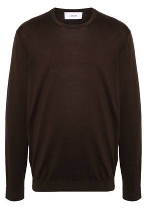 Lardini cotton knitted jumper - Brown