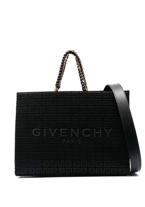 Givenchy logo-print monogram-pattern tote bag - Black