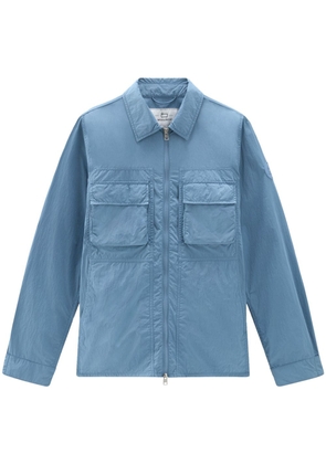 Woolrich Crinkle shirt jacket - Blue