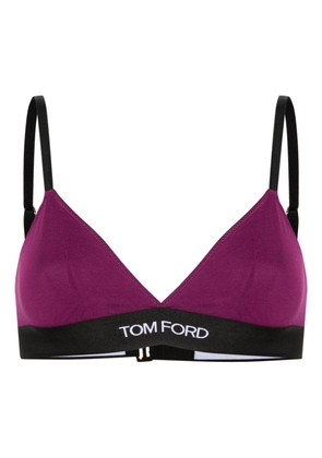 TOM FORD Signature triangle-cup bra - Purple