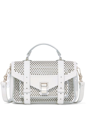 Proenza Schouler PS1 Tiny leather tote bag - White