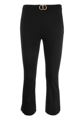 TWINSET cropped tailored trousers - Black
