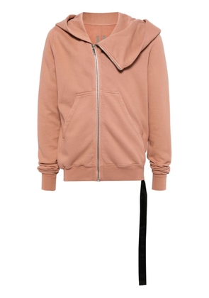 Rick Owens DRKSHDW Mountain asymmetric hoodie - Pink