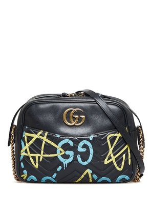 Gucci Pre-Owned Ghost GG Marmont shoulder bag - Black